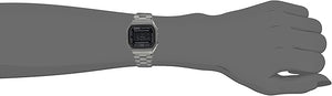 Casio Digital Watch for Men | Black Steel, Chronograph Watch - order
