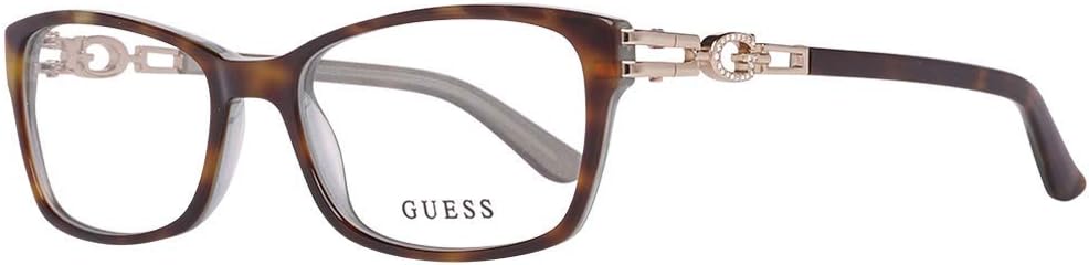 Guess Women's Havana Geometric Eyeglasses (GU2677)