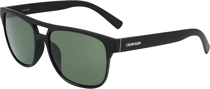 Gafas de sol verdes Navigator de Calvin Klein para hombre (CK20523S‑001)