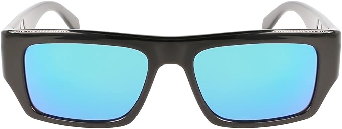Calvin Klein Unisex Black Rectangular Sunglasses   