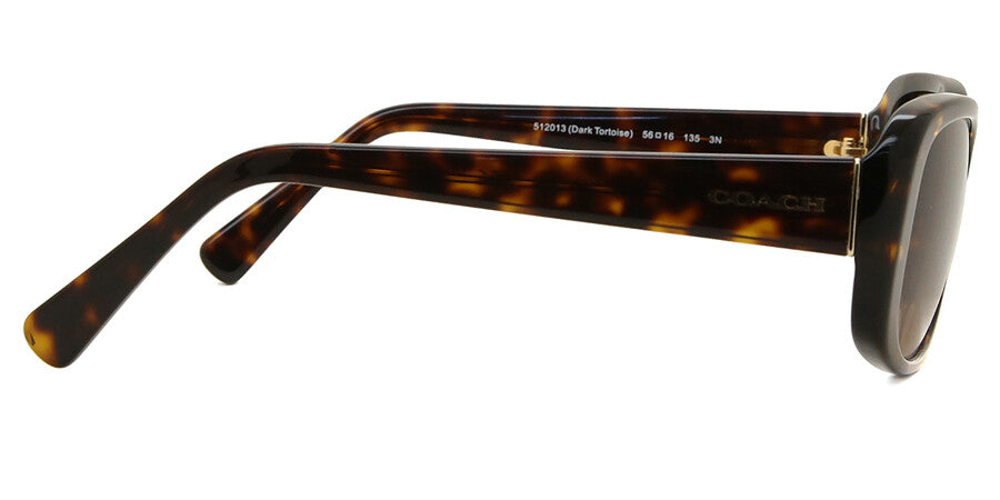buy Coach Women's Dark Tortoise Rectangular Sunglasses (Hc8168)