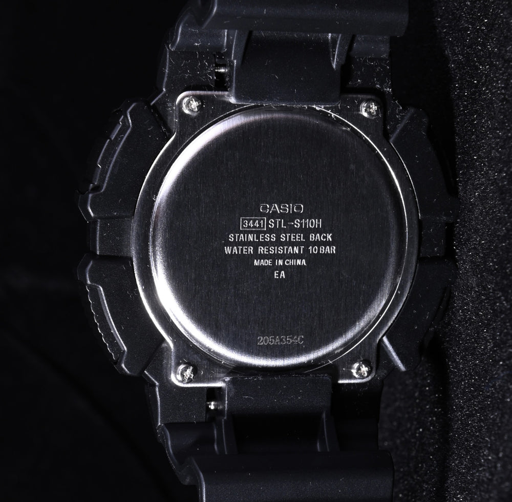 buy Casio Men's STLS-110H-1B2 Tough Solar Digital Display Quartz Black Watch