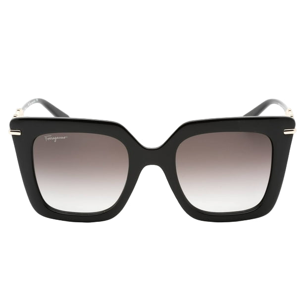 Gafas de sol cuadradas negras para mujer de Salvatore Ferragamo (SF 1041S 001)
