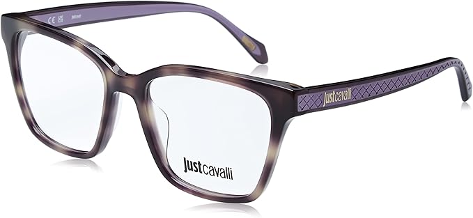 Gafas de vista Just Cavalli color Havana marrón extragrandes para mujer (VJC010)