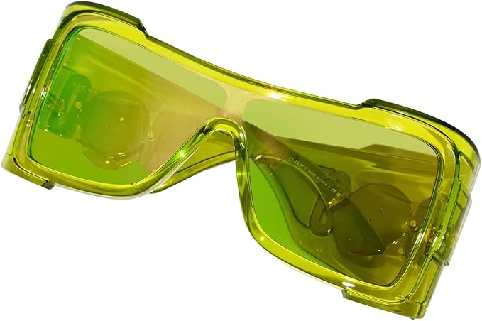Versace Unisex Green Shield Sunglasses (0VE4451) | Wixez