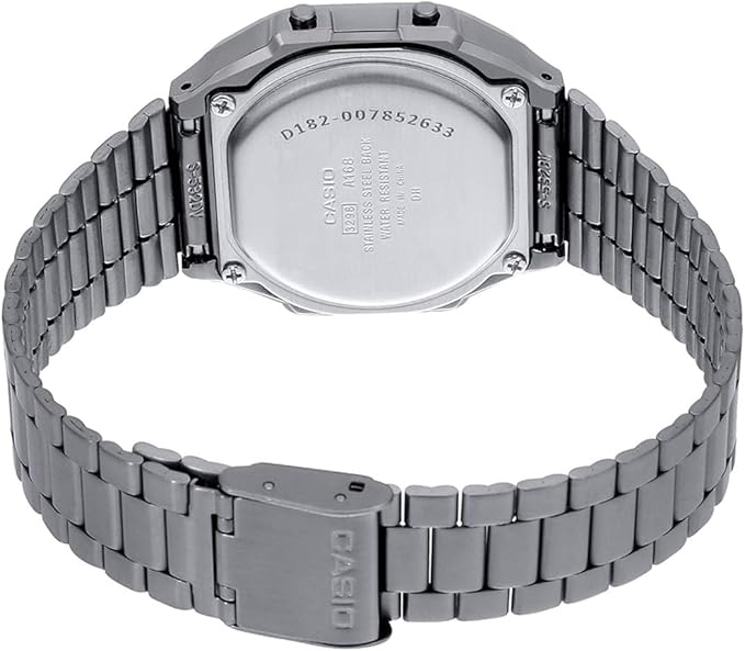 Casio Digital Watch for Men | Black Steel, Chronograph Watch - buy online
