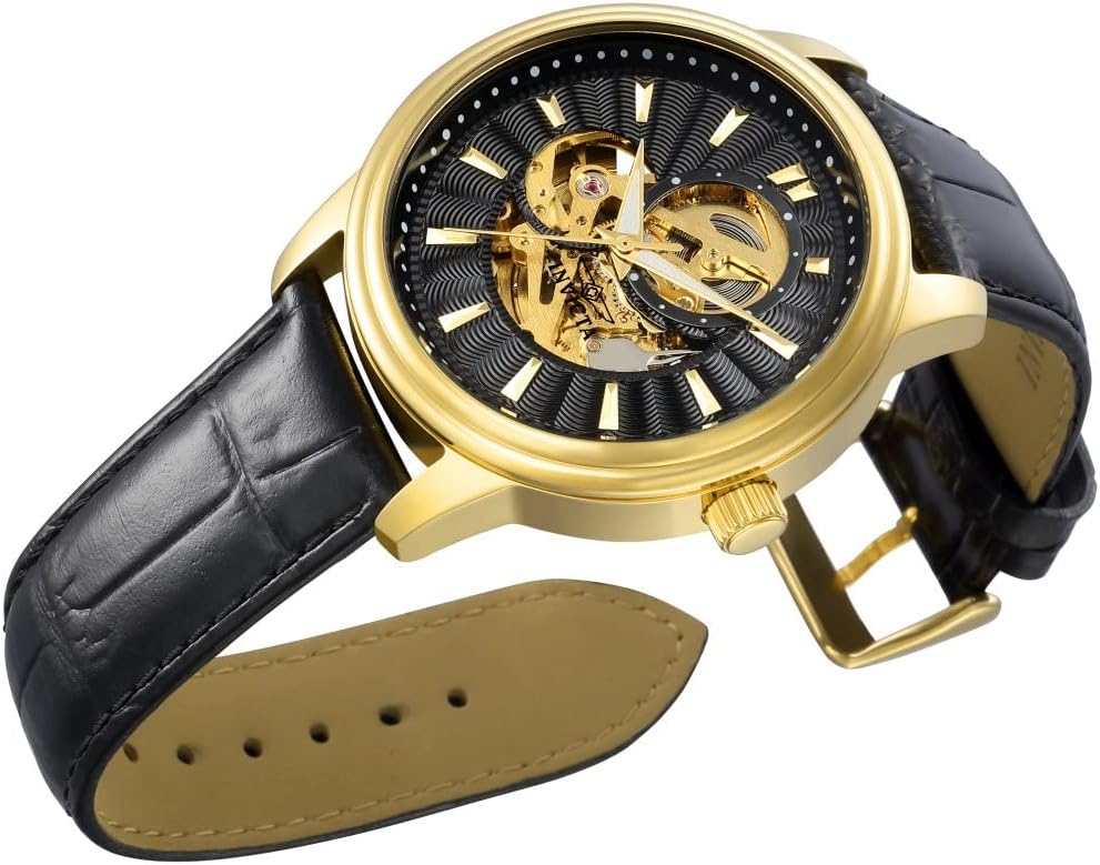 Invicta Men's Vintage Analog Display Automatic Black Watch