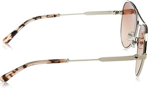 Kate Spade Women's Silver Aviator Sunglasses | Wixez