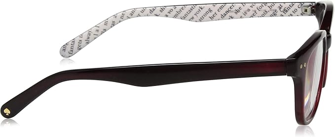 order Kate Spade Women's Rebecca 2 Burgundy Rectangular Sunglasses