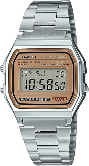 Casio Vintage Digital Watch for Men | Model A158WEA-9CF, LED Light