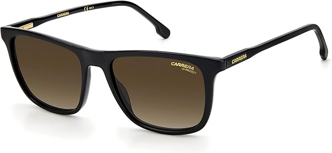 Gafas de sol rectangulares negras Carrera para hombre (261/S)