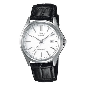 Casio White Dial Men's Watch | Leather Band Quartz Analog (MTP-1183E-7A)