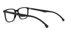Carrera 8847 Unisex Rectangular Eyeglass Frames – Black, 54mm, Clip-On Compatible - buy online