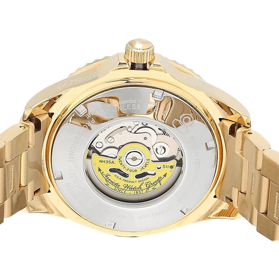 order Invicta 24766 Gold Automatic Watch for Men | 200M Water Resist 