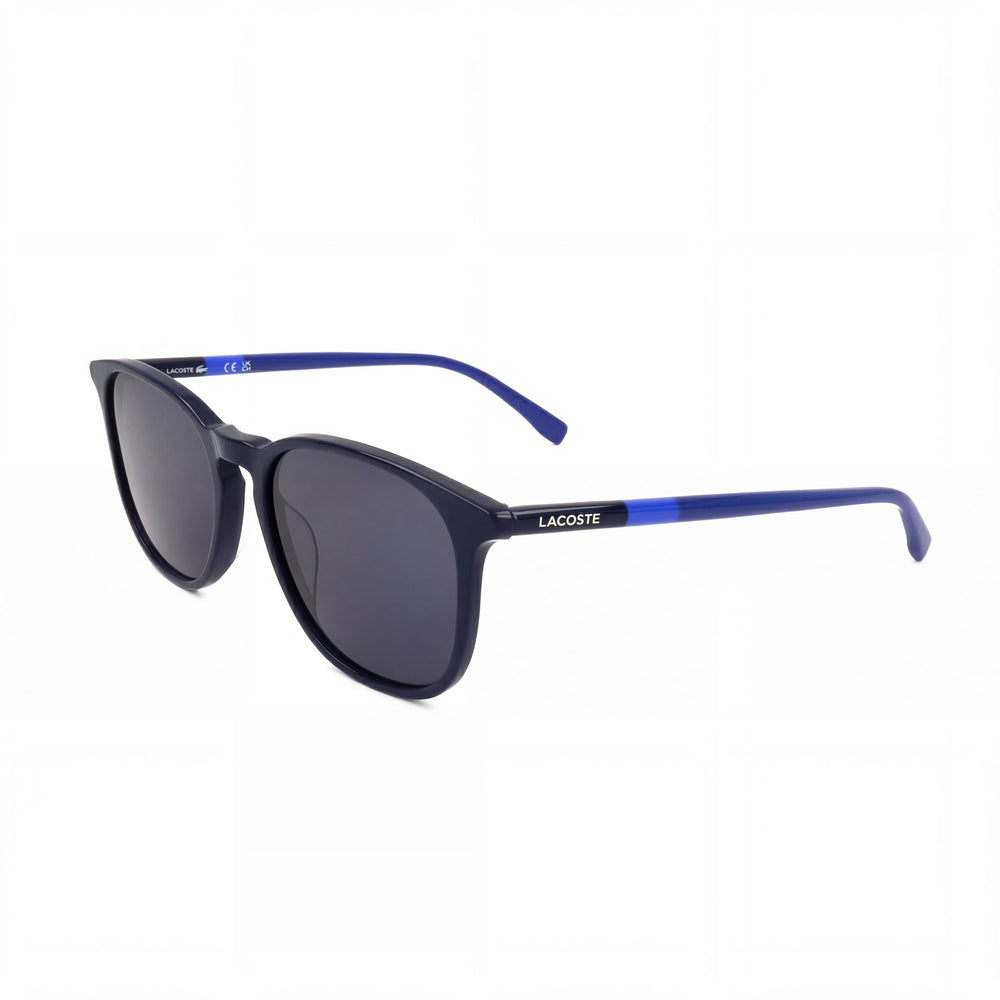 Lacoste Wayfarers Unisex Blue Dark Grey Acetate Frame Dark Grey Lens 54mm 100% UV Protection Sunglasses