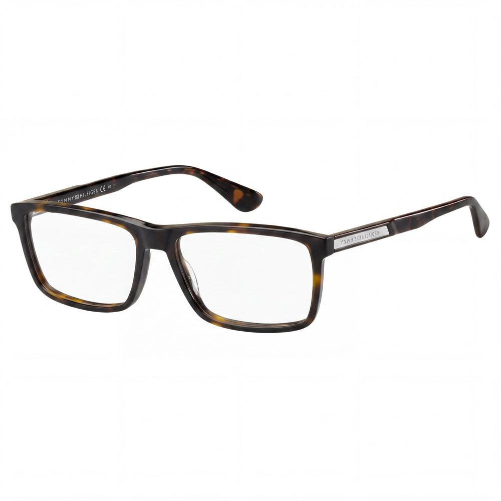 Gafas Tommy Hilfiger Th 1549 Unisex de Acetato Multicolor con Cristales sin Tono Havana, 55 mm