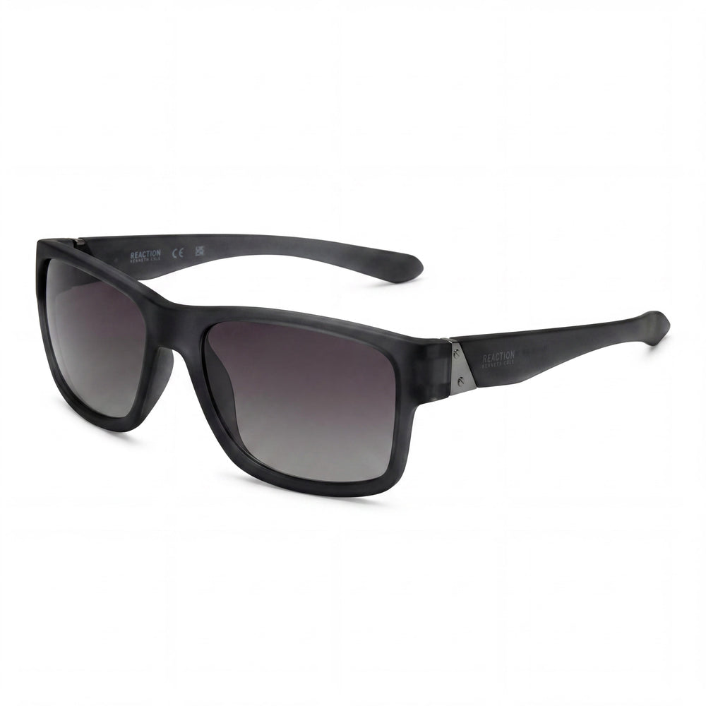 Gafas de sol Kenneth Cole KC1246 para mujer, cuadradas, de plástico, color gris humo degradado, no polarizadas, 100 % UV, 58 mm