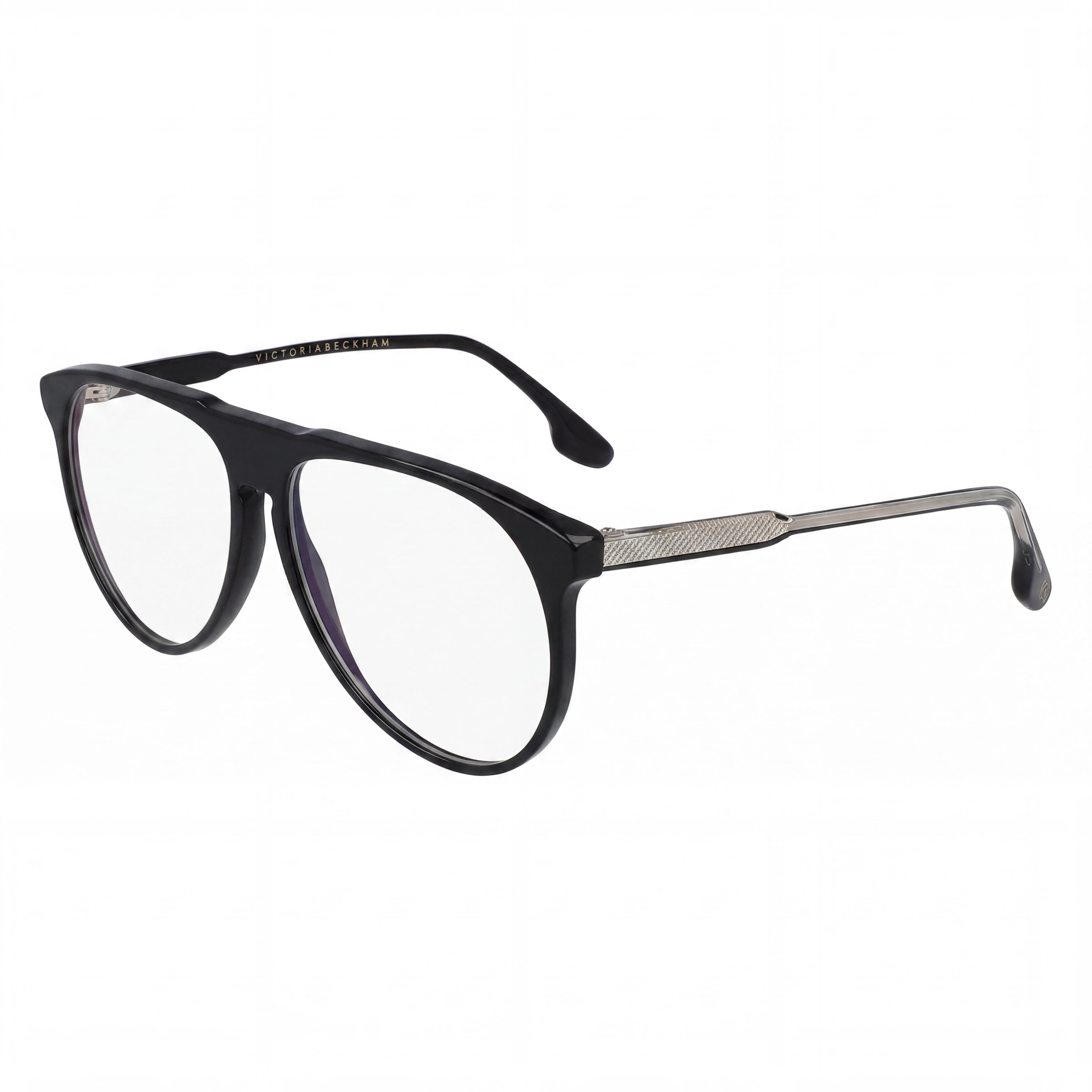 Gafas de sol Victoria Beckham Vb2602 de hombre con montura de metal negro y lentes de policarbonato, ancho de lente de 58 mm, Photo 1