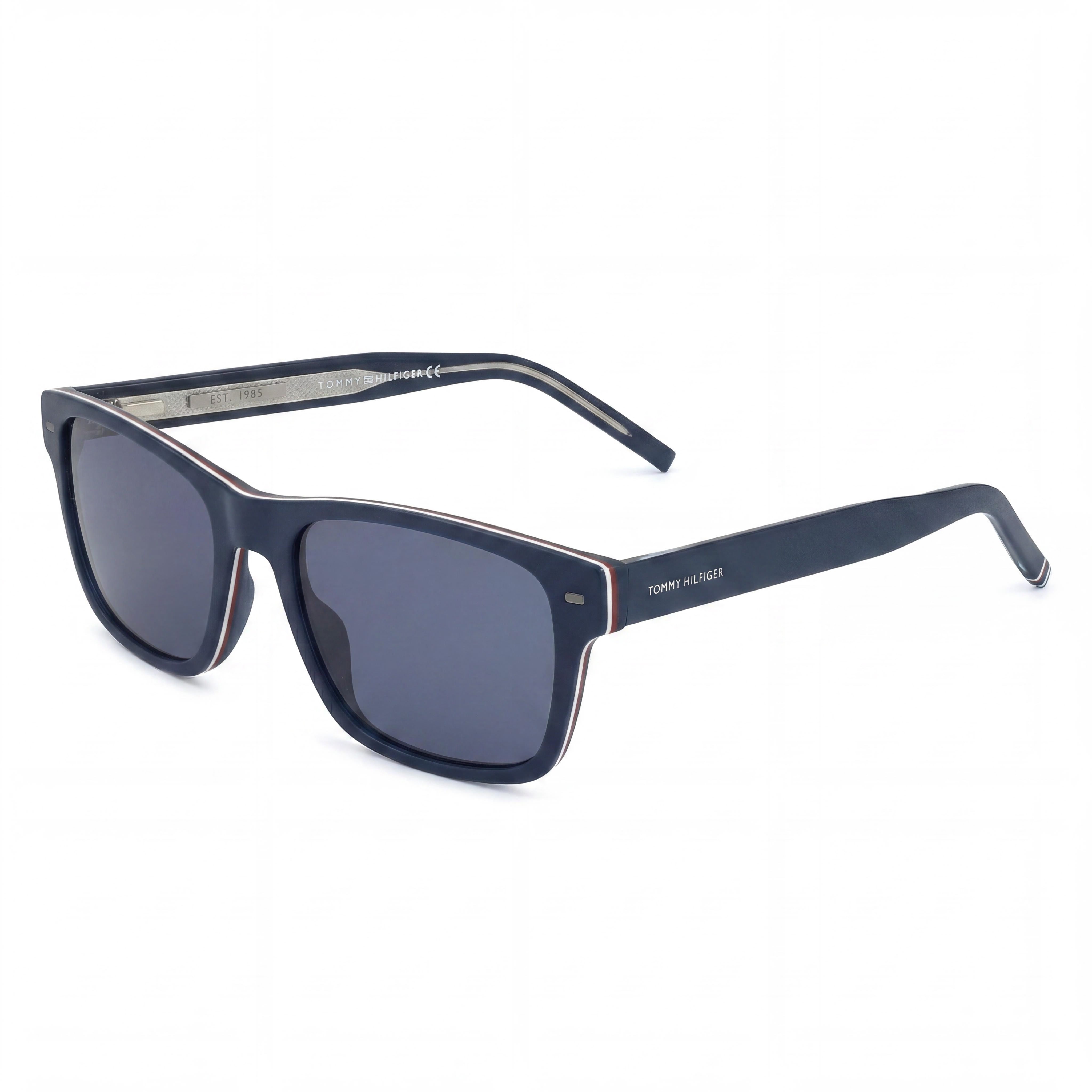 Tommy Hilfiger TH 1794/S Unisex Polycarbonate Non-Polarized Blue UV Protection Sunglasses 55mm Lens 19mm Bridge 145mm Temple, Photo 1