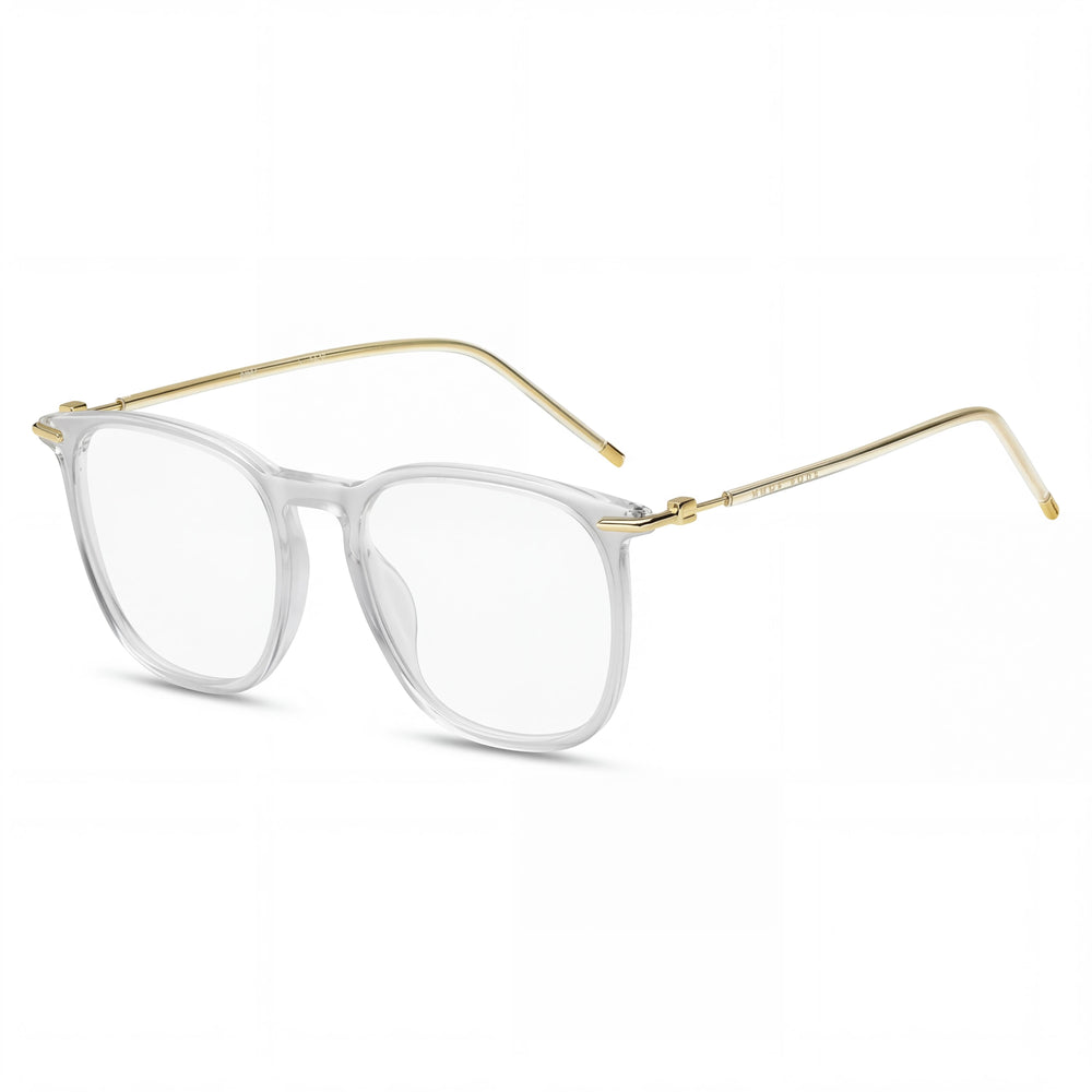 Gafas BOSS Audio Systems Casual para mujer con montura de acetato transparente y lentes de protección UV no polarizadas de cristal de 50 mm