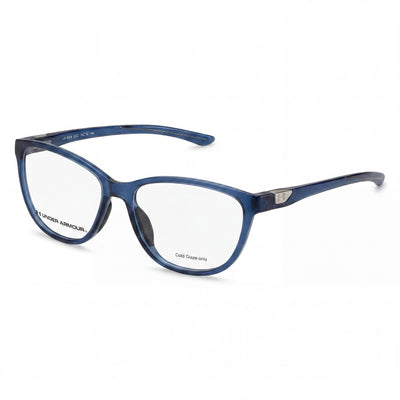 Gafas de sol Under Armour Modern de policarbonato azul cristal para mujer con lentes con protección UV de 54 mm