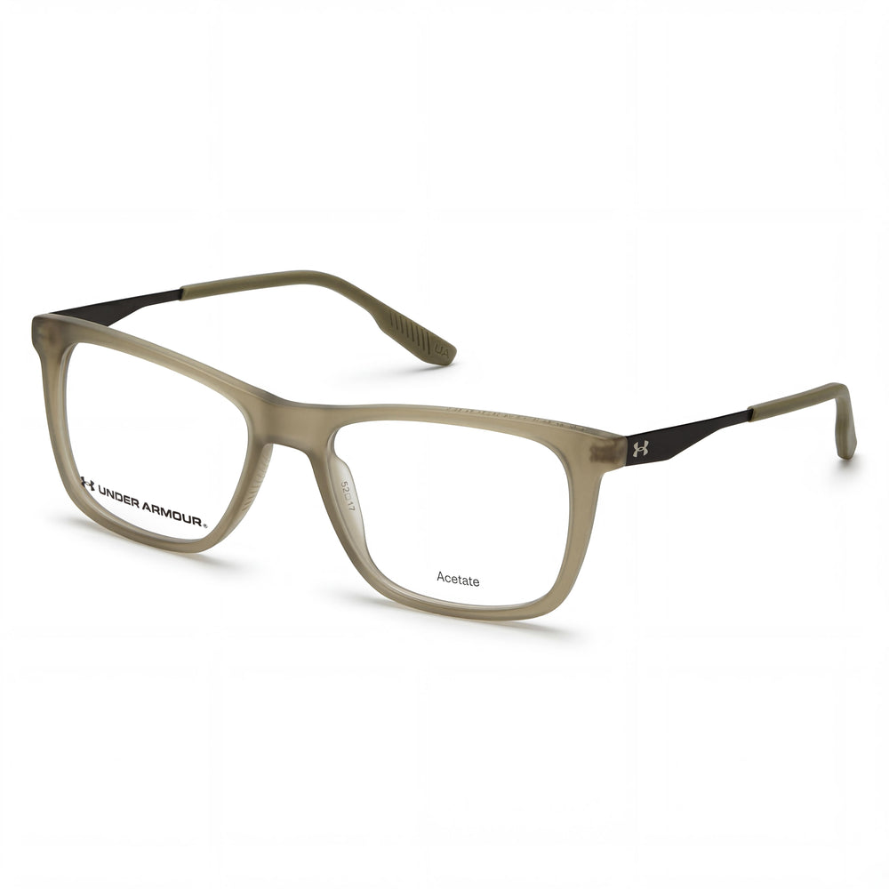 Under Armour 5040 Eu Unisex Matte Green Acetate Frame Eyewear with Polycarbonate Lenses, 52mm Lens Width