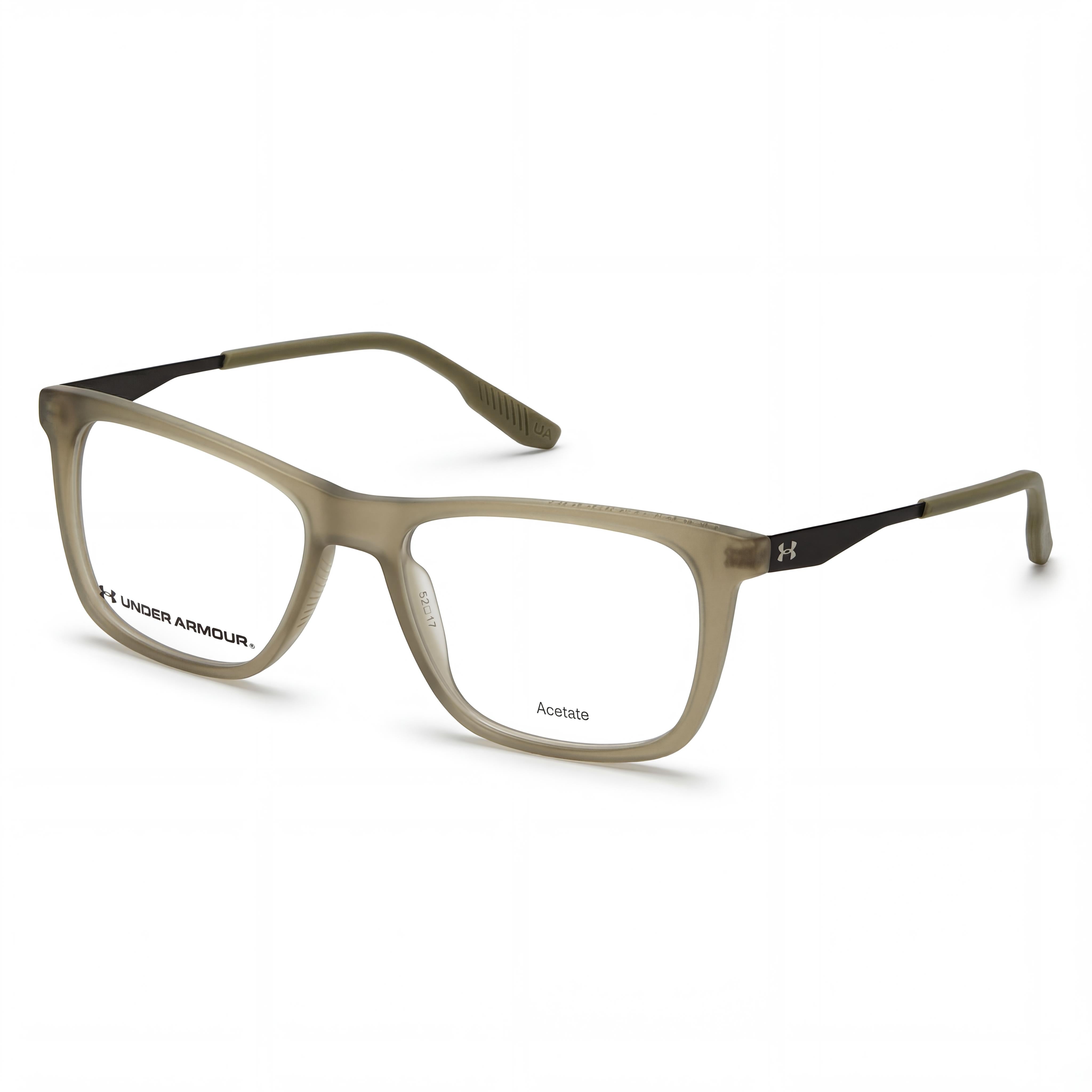 Gafas Under Armour 5040 Eu Unisex con montura de acetato verde mate y lentes de policarbonato, 52 mm de ancho de lente, Photo 1
