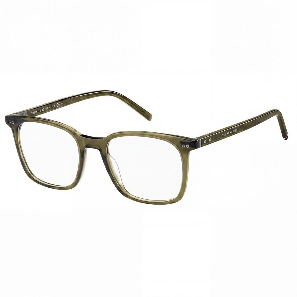 Gafas de sol Tommy Hilfiger TH 1942 modernas para mujer color caqui, con montura de acetato y lentes de policarbonato, 52 mm