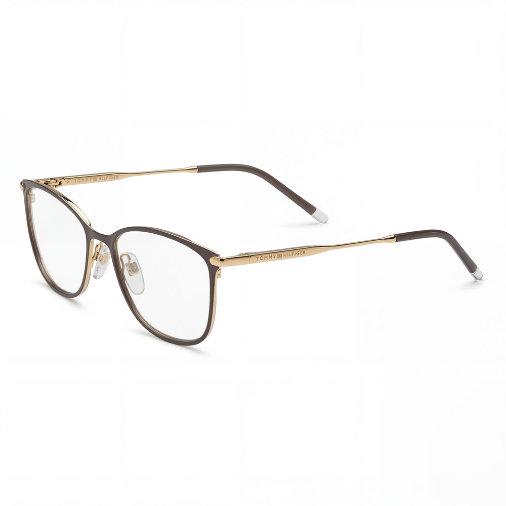 Gafas de sol Tommy Hilfiger Th 1637 unisex con montura de aleación de acero en color oro y gris con lentes de policarbonato de 53 mm