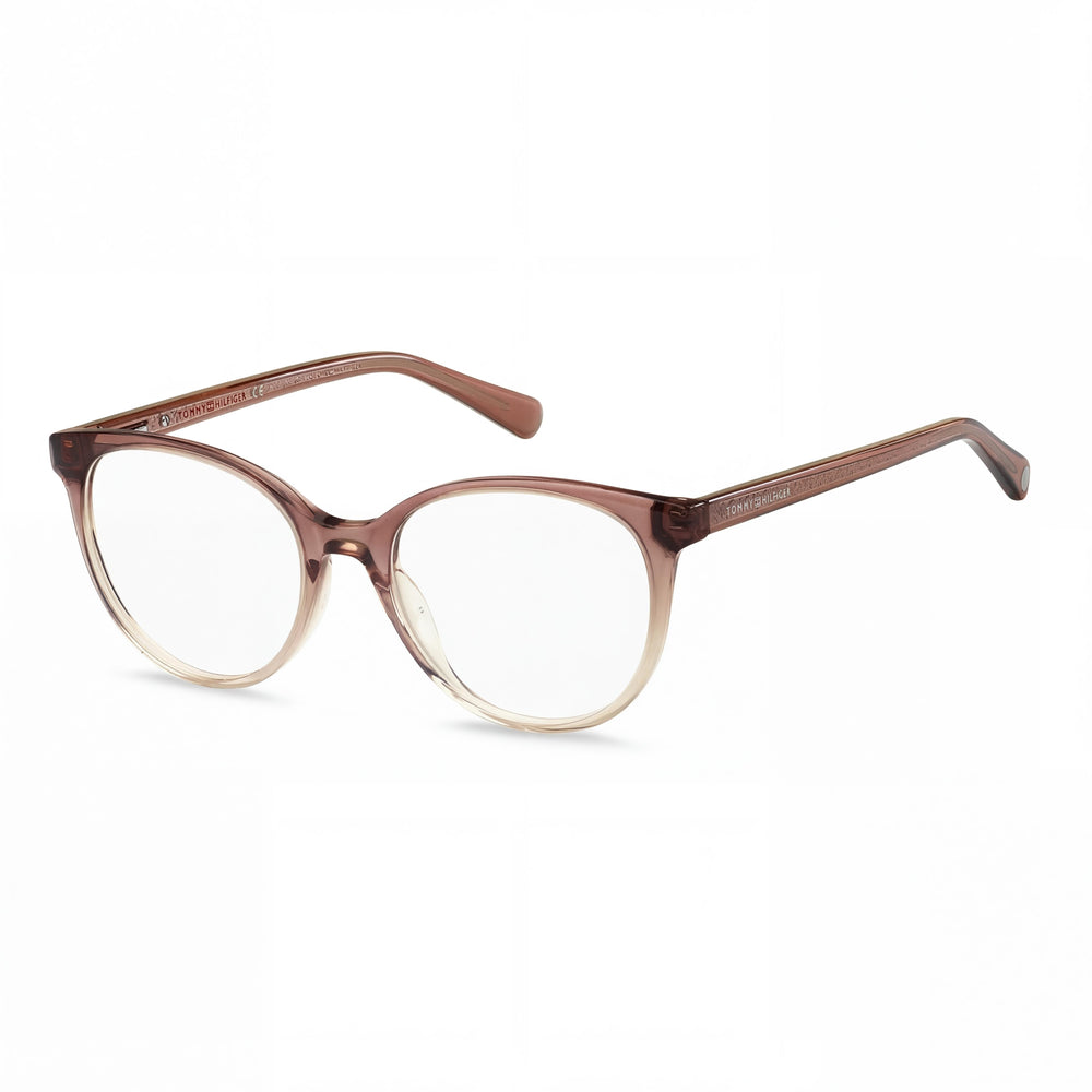 Tommy Hilfiger Th 1888 Montura de plástico para mujer, montura multicolor, lentes nude, dimensiones 52-18-140 mm
