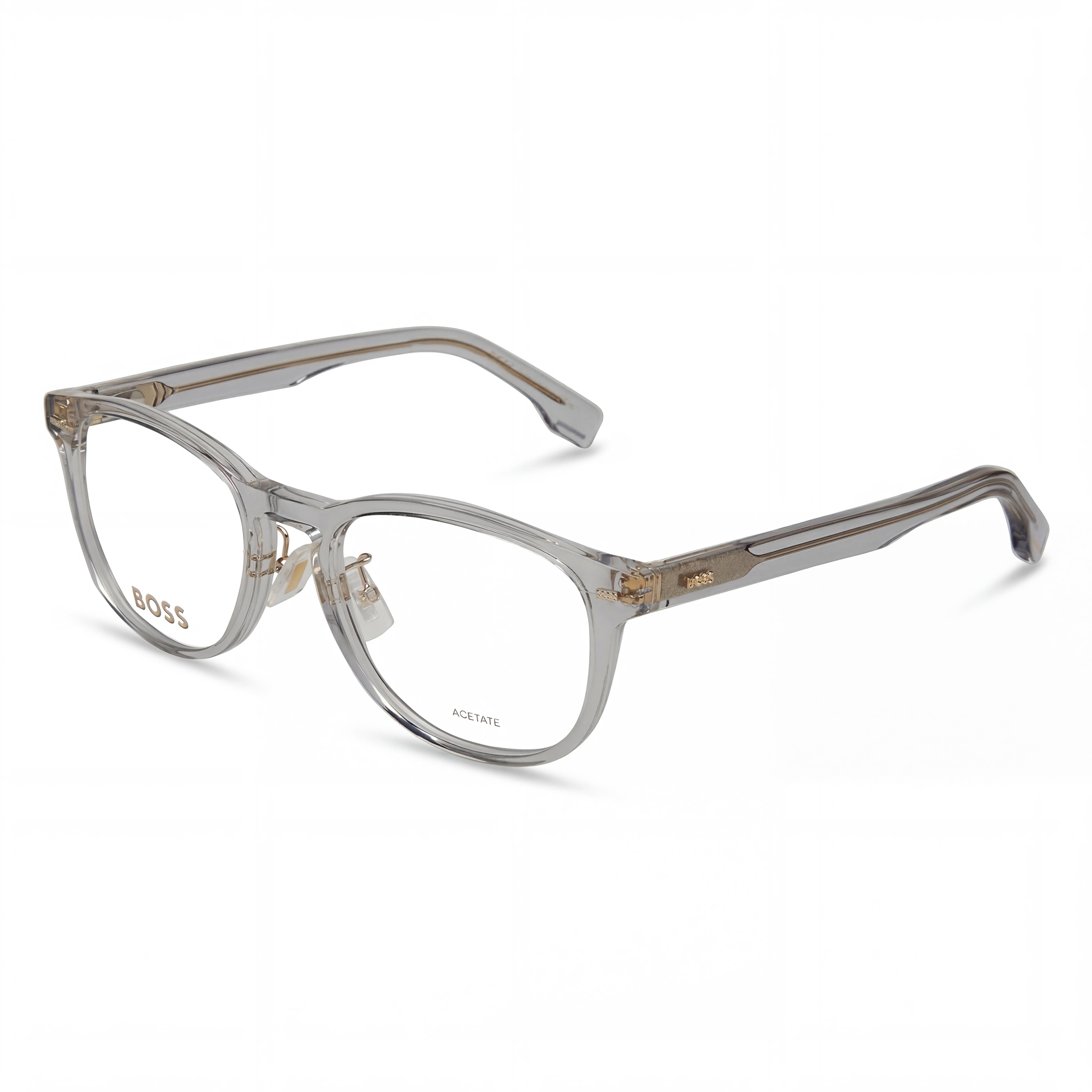 Gafas de Sol Hugo Boss Boss 1479/f Estilo Moderno Unisex, Montura de Acetato Gris, Lentes de Policarbonato de 52mm, Photo 1