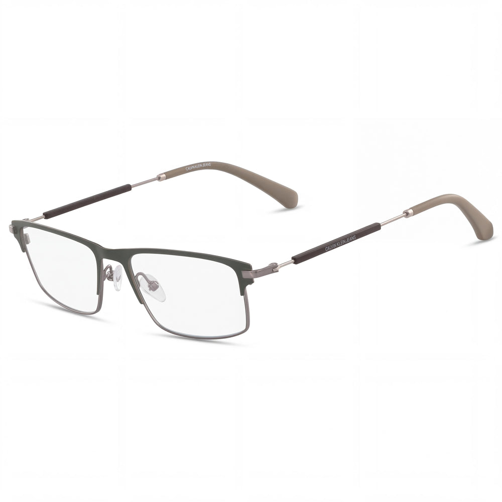 Gafas de sol Calvin Klein Jeans CKJ18104 para hombre, montura de acetato, color Cargo, lentes polarizadas, 53 mm