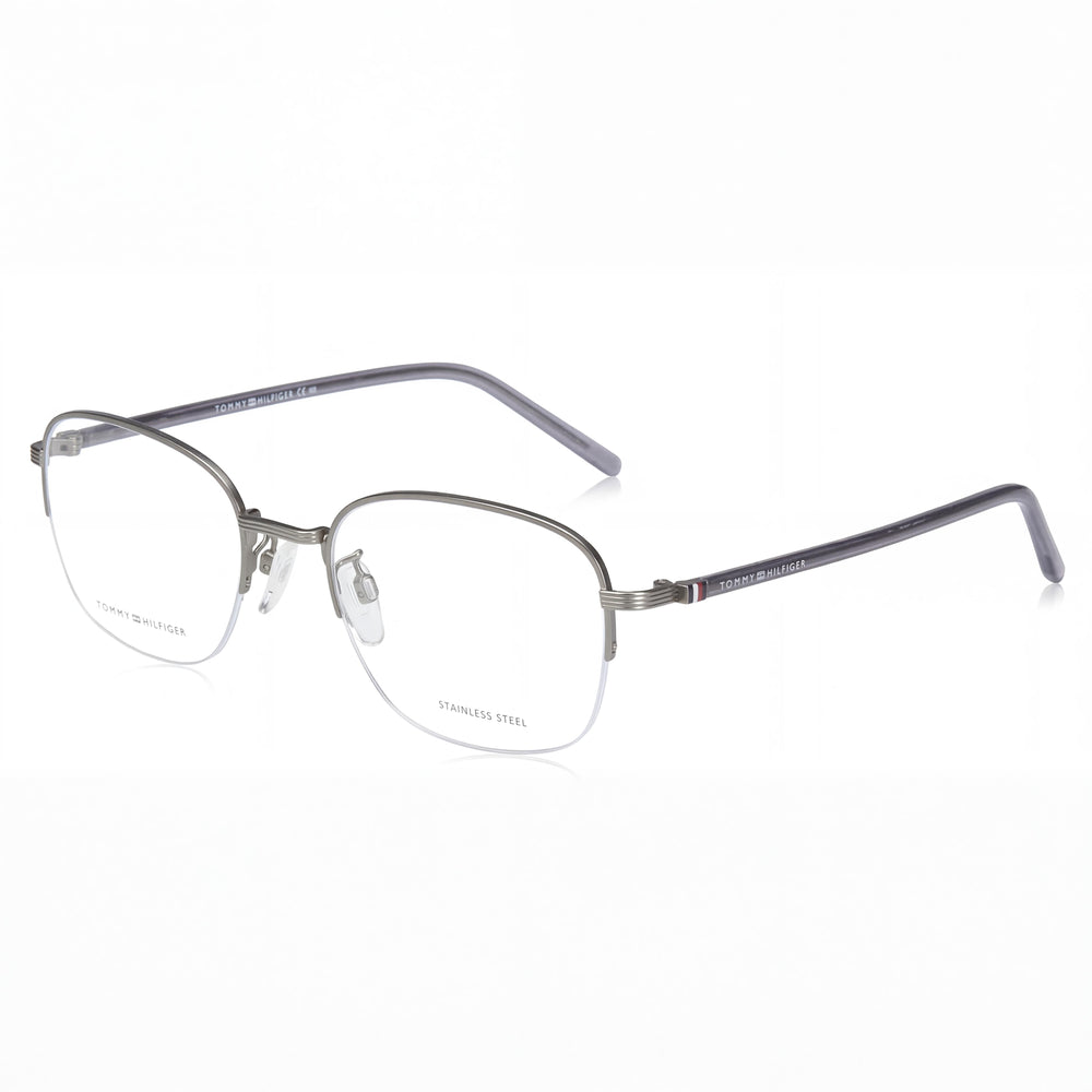 Gafas de sol Tommy Hilfiger modernas unisex de aleación de acero rutenio mate de 54 mm