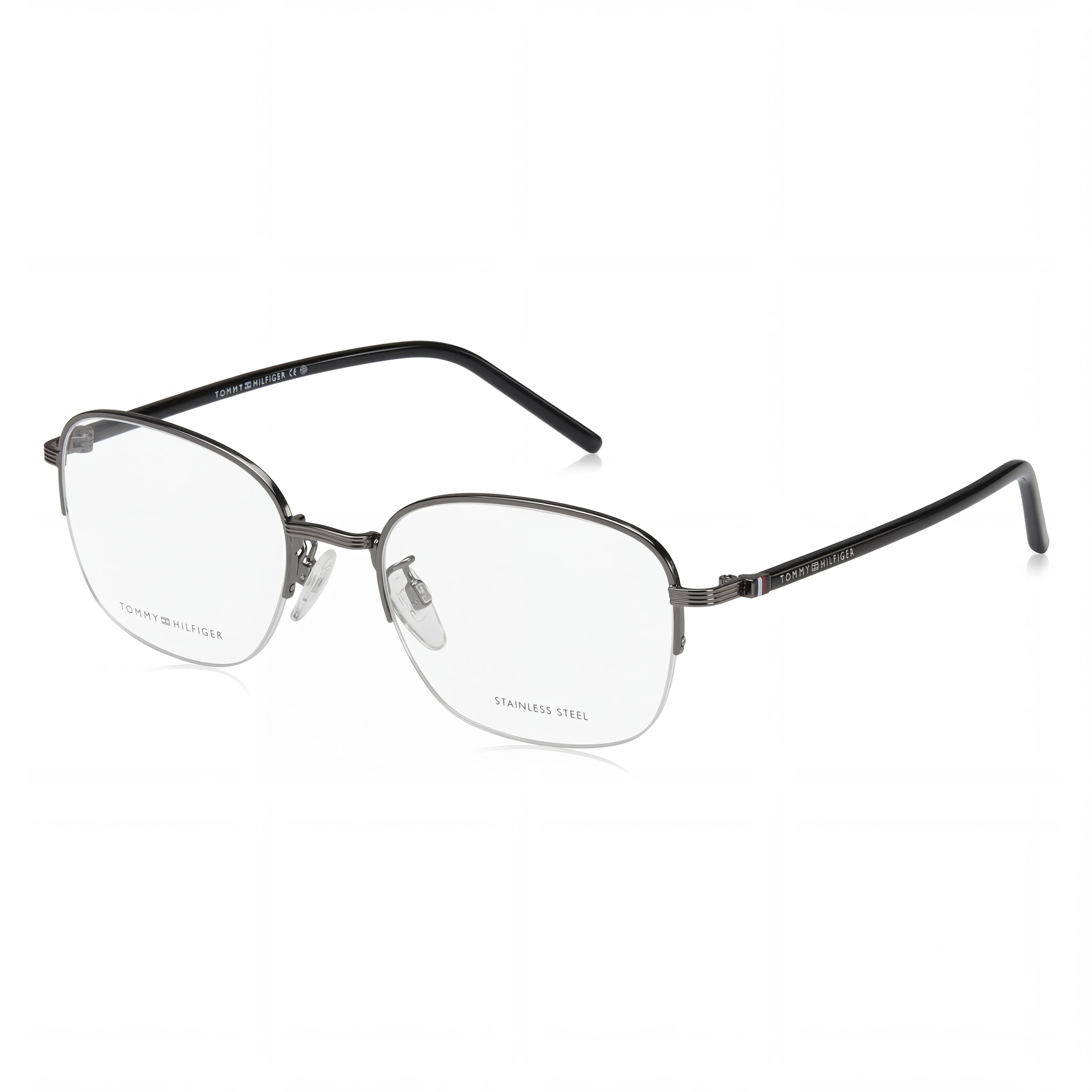 Tommy Hilfiger Modern Men's Gold Alloy Steel Sunglasses 54mm, Photo 1