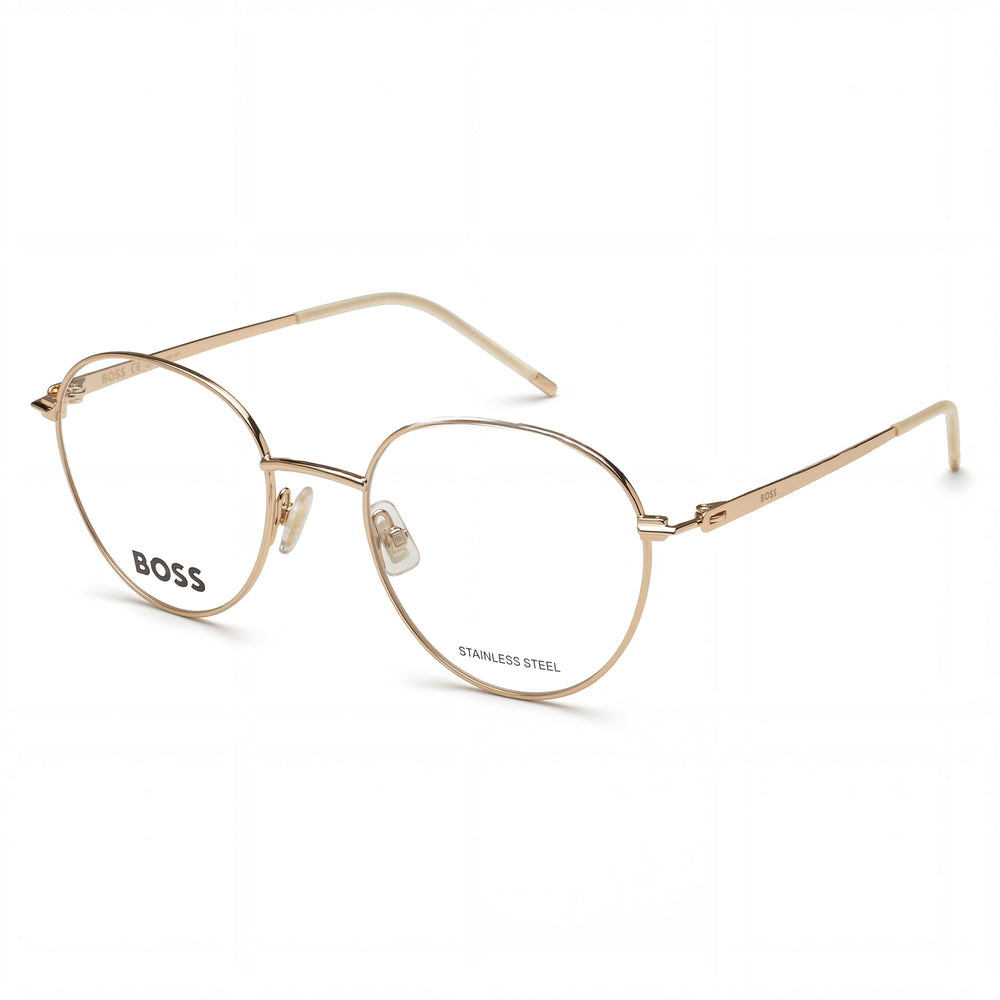 Hugo Boss 1530 Unisex Multicolored Frame Eyeglasses with Rose Gold Glass Non-Polarized Lenses