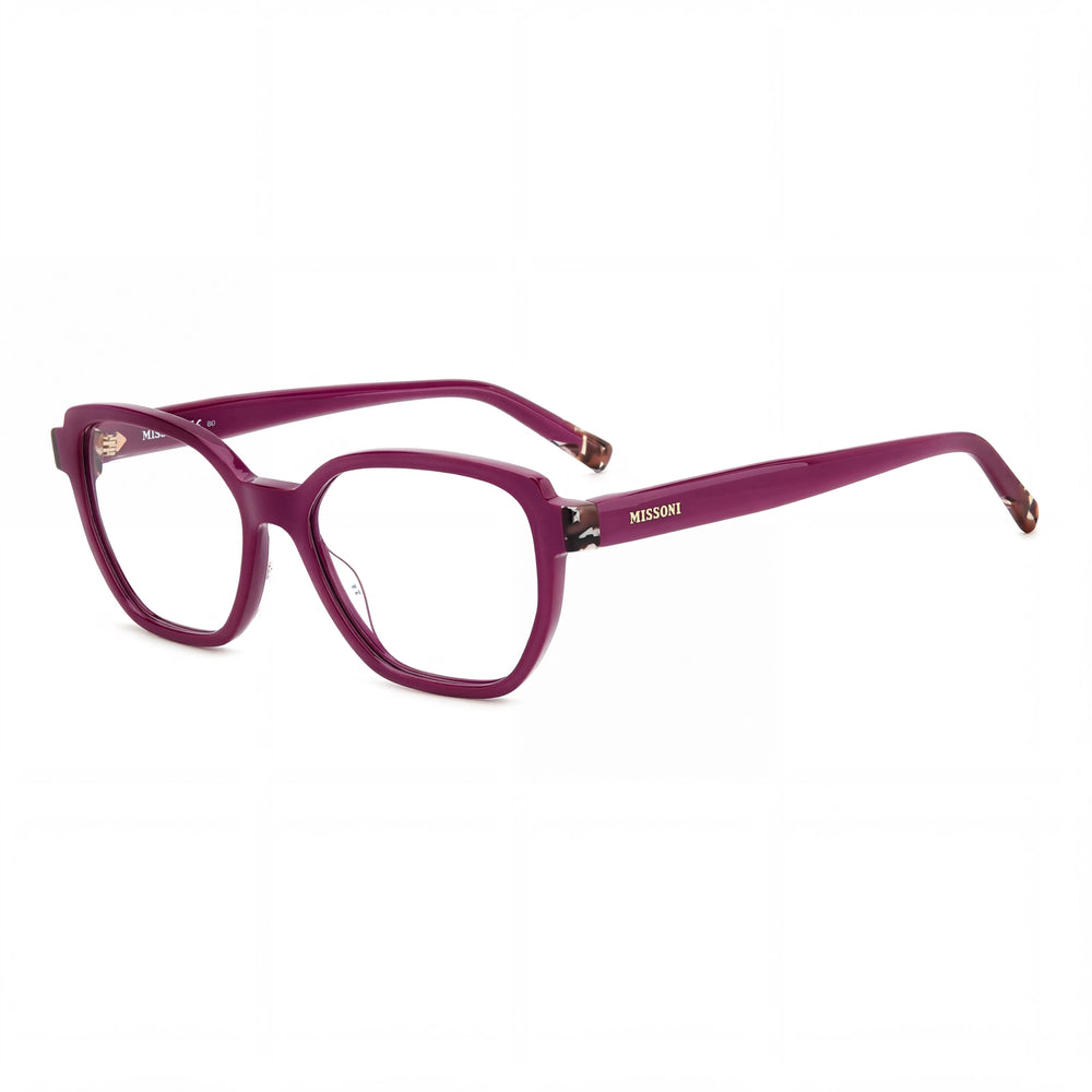 M Missoni Mis 0134 Women's Plum Plastic Optical Eyeglasses Frame with Polycarbonate Lenses 52-16-145