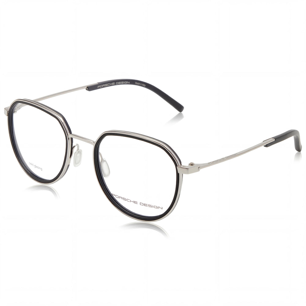 Porsche Design P8740 Gafas Unisex Modernas, Paladio 53mm, Lentes Demostración Transparentes, Aptas para Graduación