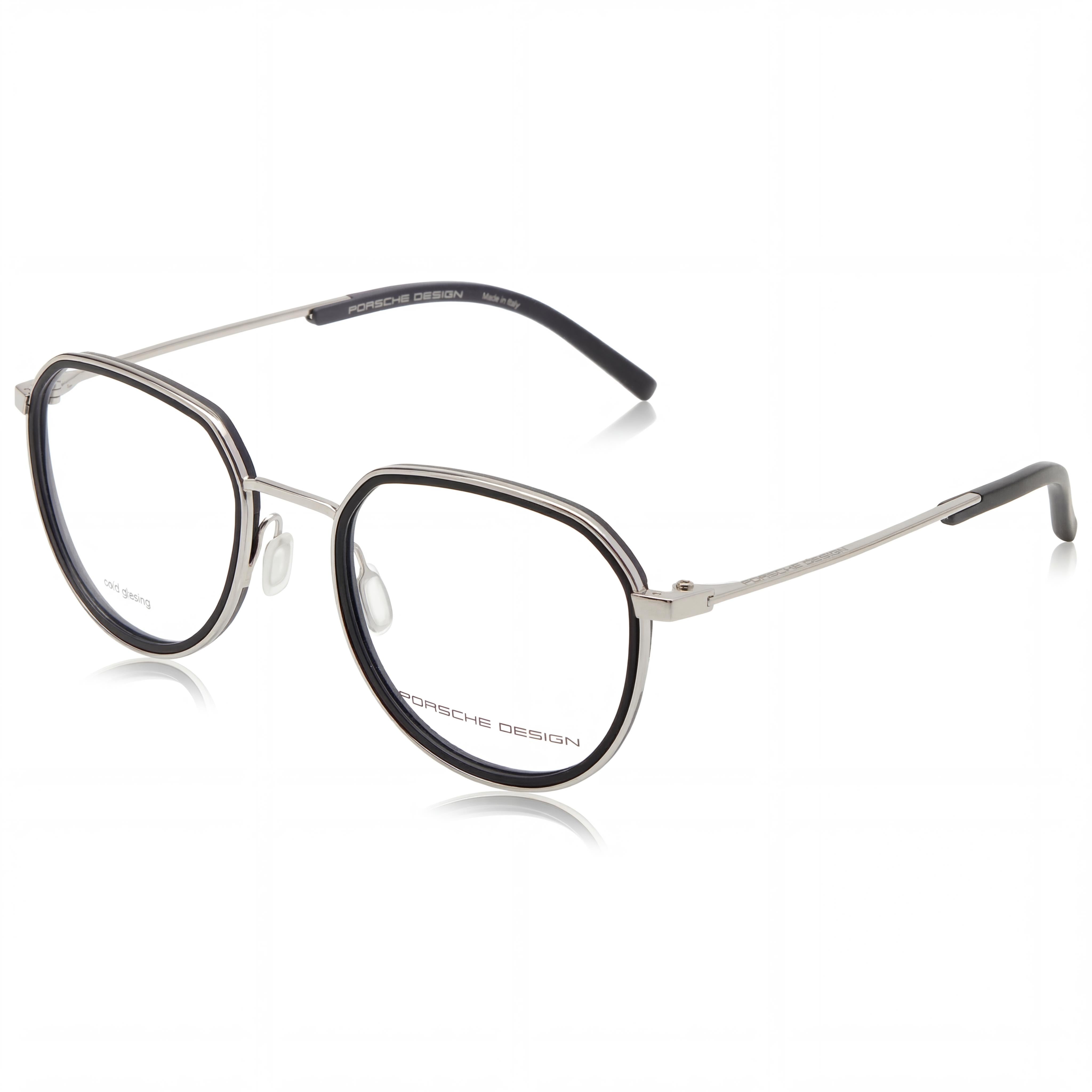 Porsche Design P8740 Gafas Unisex Modernas, Paladio 53mm, Lentes Demostración Transparentes, Aptas para Graduación, Photo 1