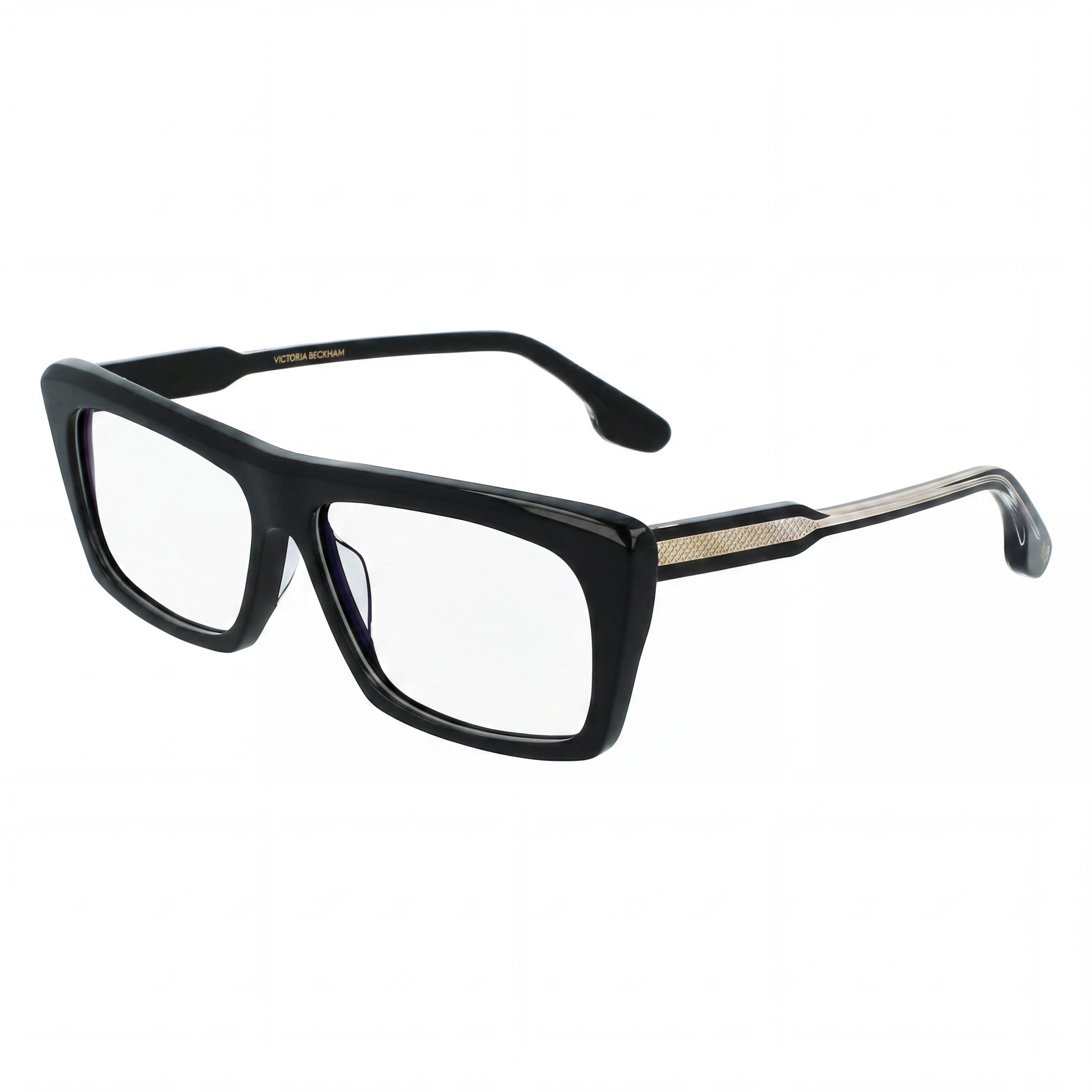 Victoria Beckham Modern Men's Black Alloy Steel Frame Polycarbonate Lens Non-polarised 56mm Eyeglasses, Photo 1