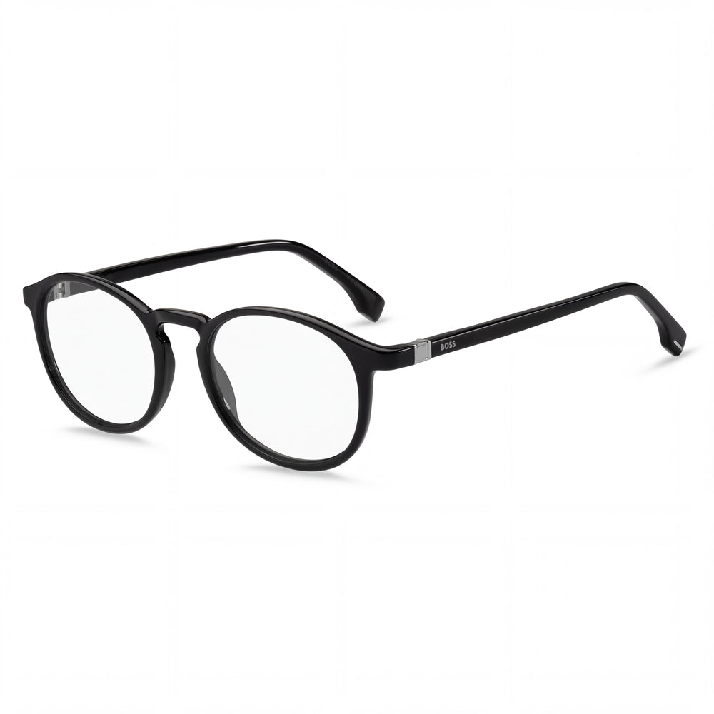 Hugo Boss Modern Men's Black Cellulose Frame Non- Clear Lens Eyeglasses 50-20-145mm