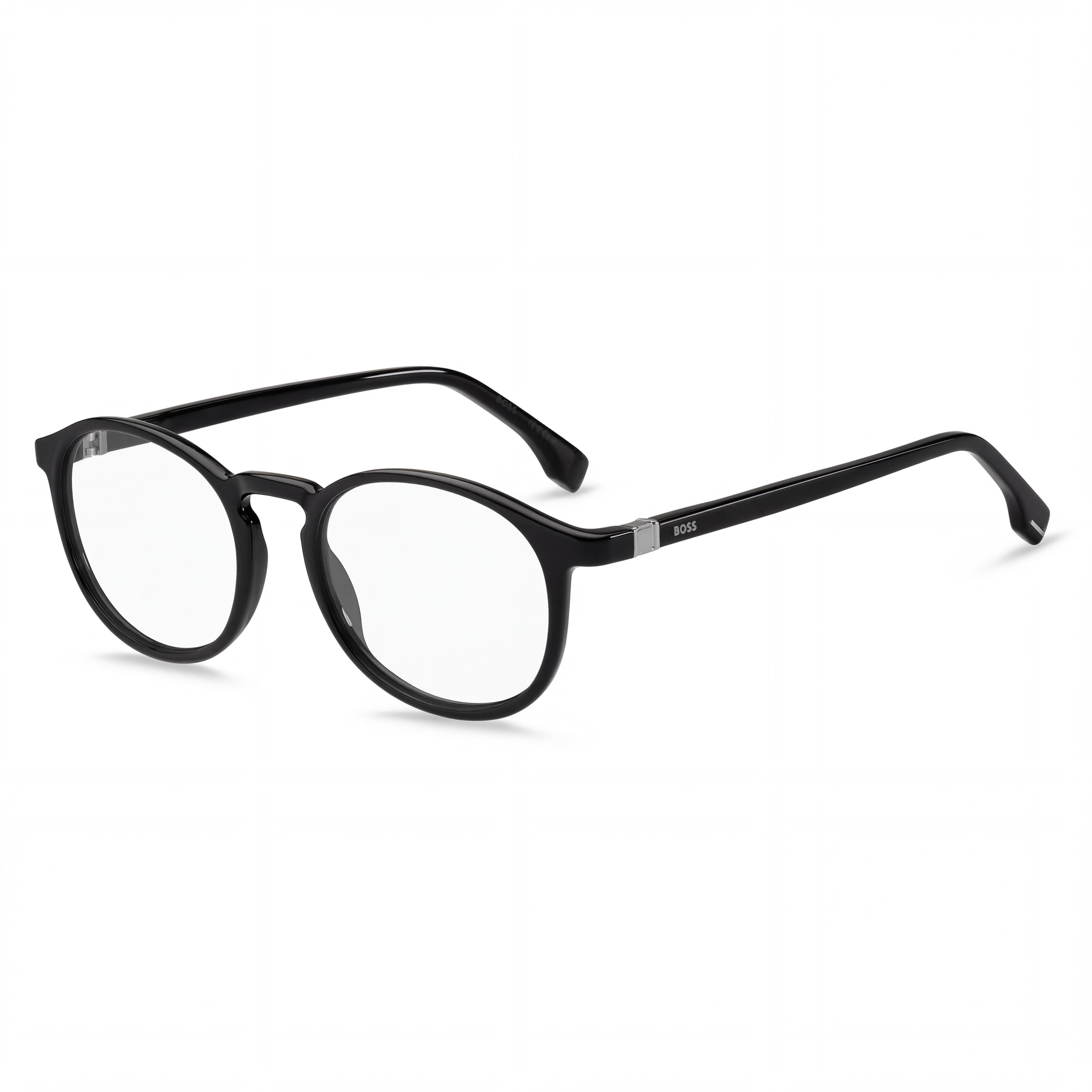 Hugo Boss Modern Men's Black Cellulose Frame Non- Clear Lens Eyeglasses 50-20-145mm, Photo 1