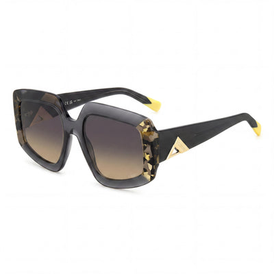 M Missoni Missoni Gafas de sol de plástico de temporada para mujer, sin polarizar, ocre marrón, lente de 54 mm