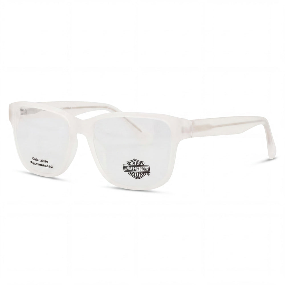 Gafas Harley-Davidson HD0981 rectangulares de plástico para hombre, color negro cristal, 53-15-145 mm