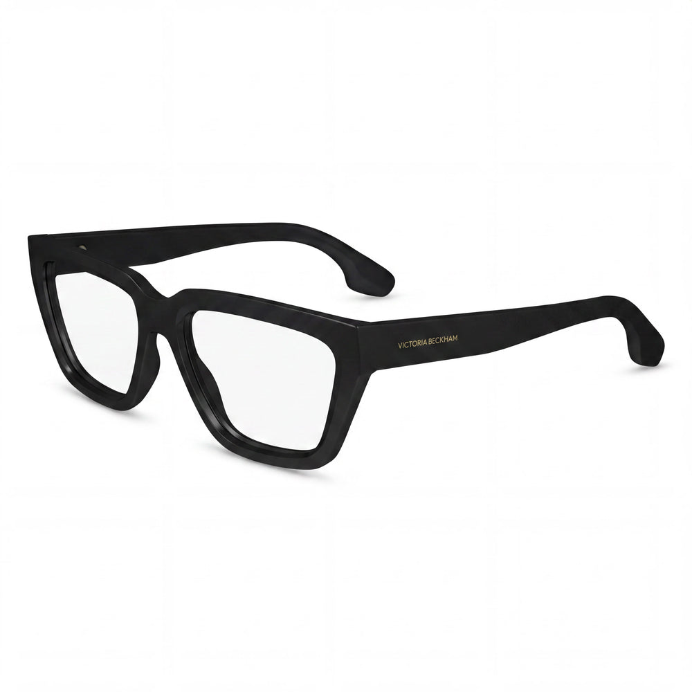 Gafas Modernas para Hombre Victoria Beckham con Montura de Acetato Negro y Cristales Negros no polarizados