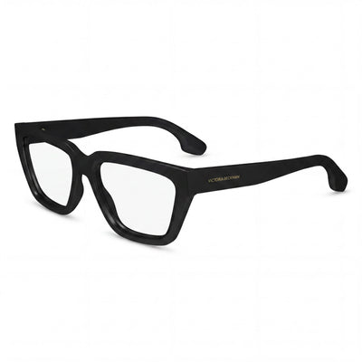 Victoria Beckham Modern Men’s Eyewear with a Black Acetate Frame and Non-polarised Black Lenses