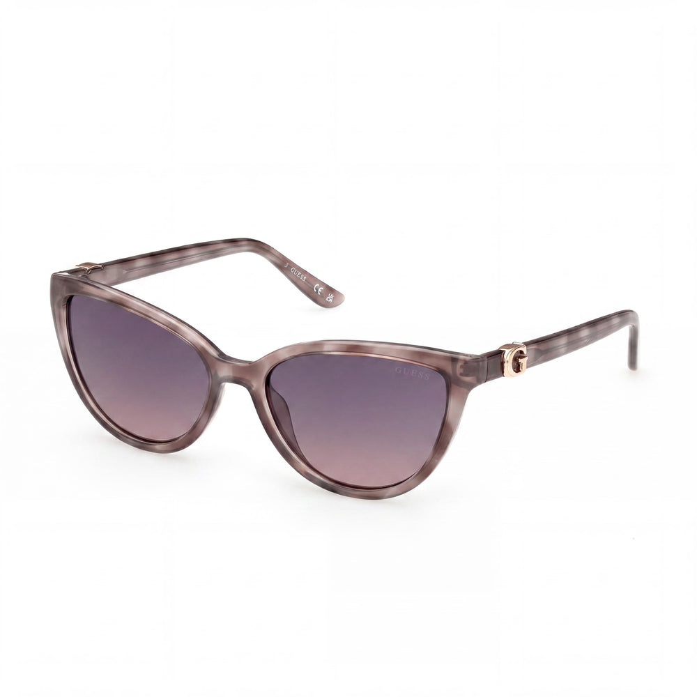 Gafas de sol informales GUESS para mujer, montura de plástico no polarizada, gris avana, protección UV 400, 55-17-140