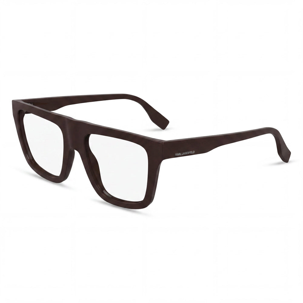 Gafas unisex KARL LAGERFELD Kl6176 con montura de acetato en color caoba, tamaño 53-18-145