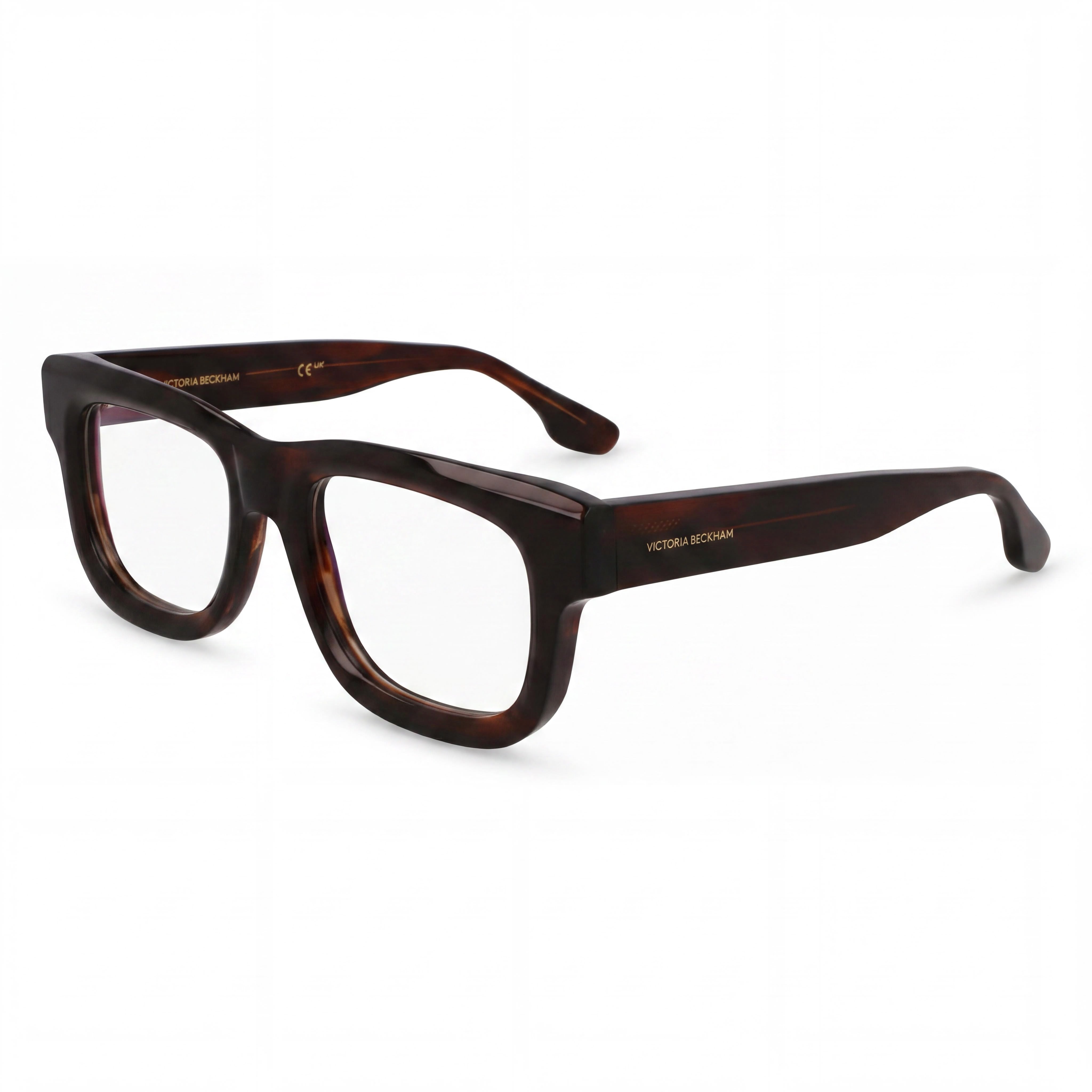 Victoria Beckham Vb2671 Women's Brown Horn Optical Frames for Prescription Lenses, Lens 51mm Bridge 19mm Temple 145mm, Photo 1