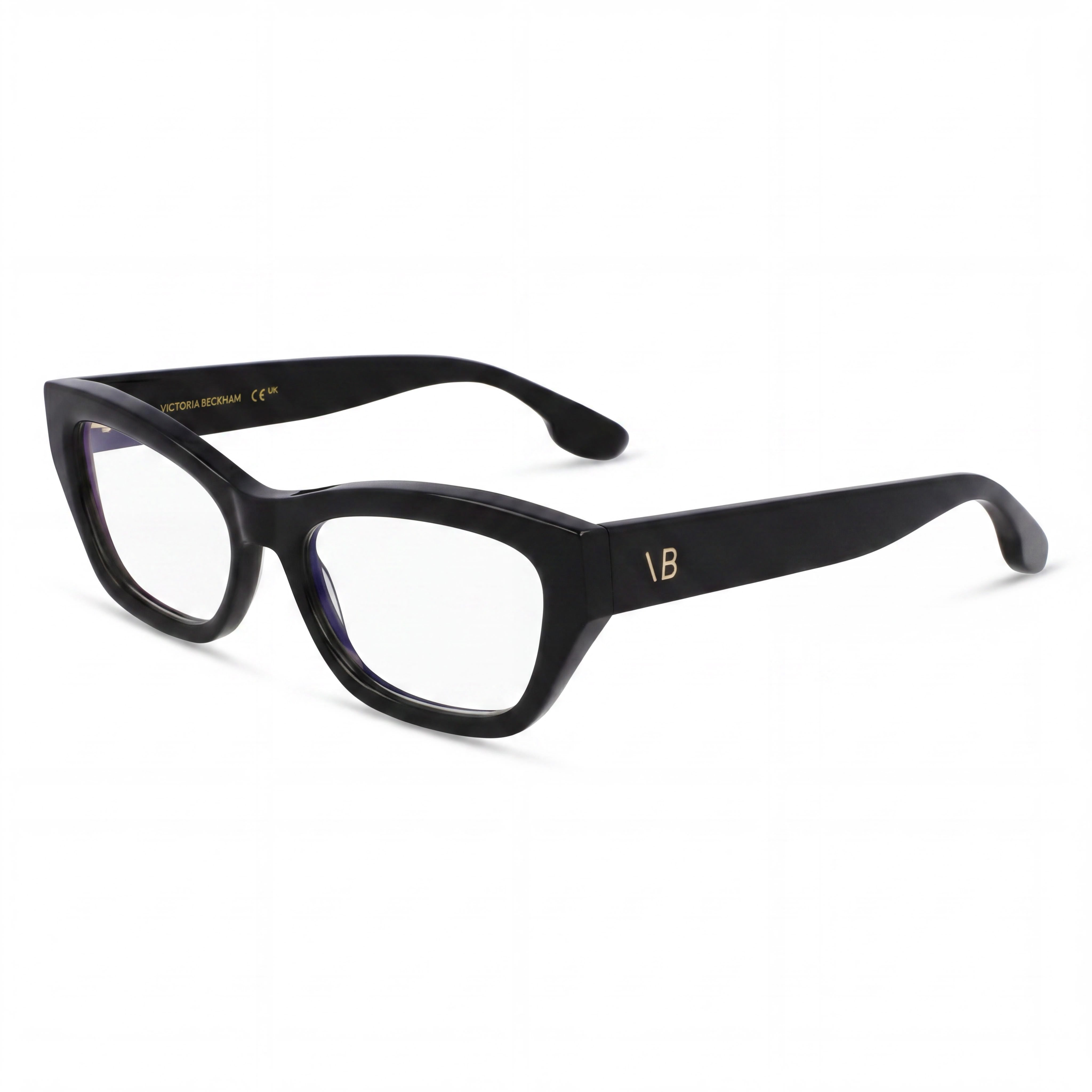 Victoria Beckham Vb2675 Gafas Ópticas Negras para Mujer con Lentes de Demostración Transparentes 53-17-140, Photo 1