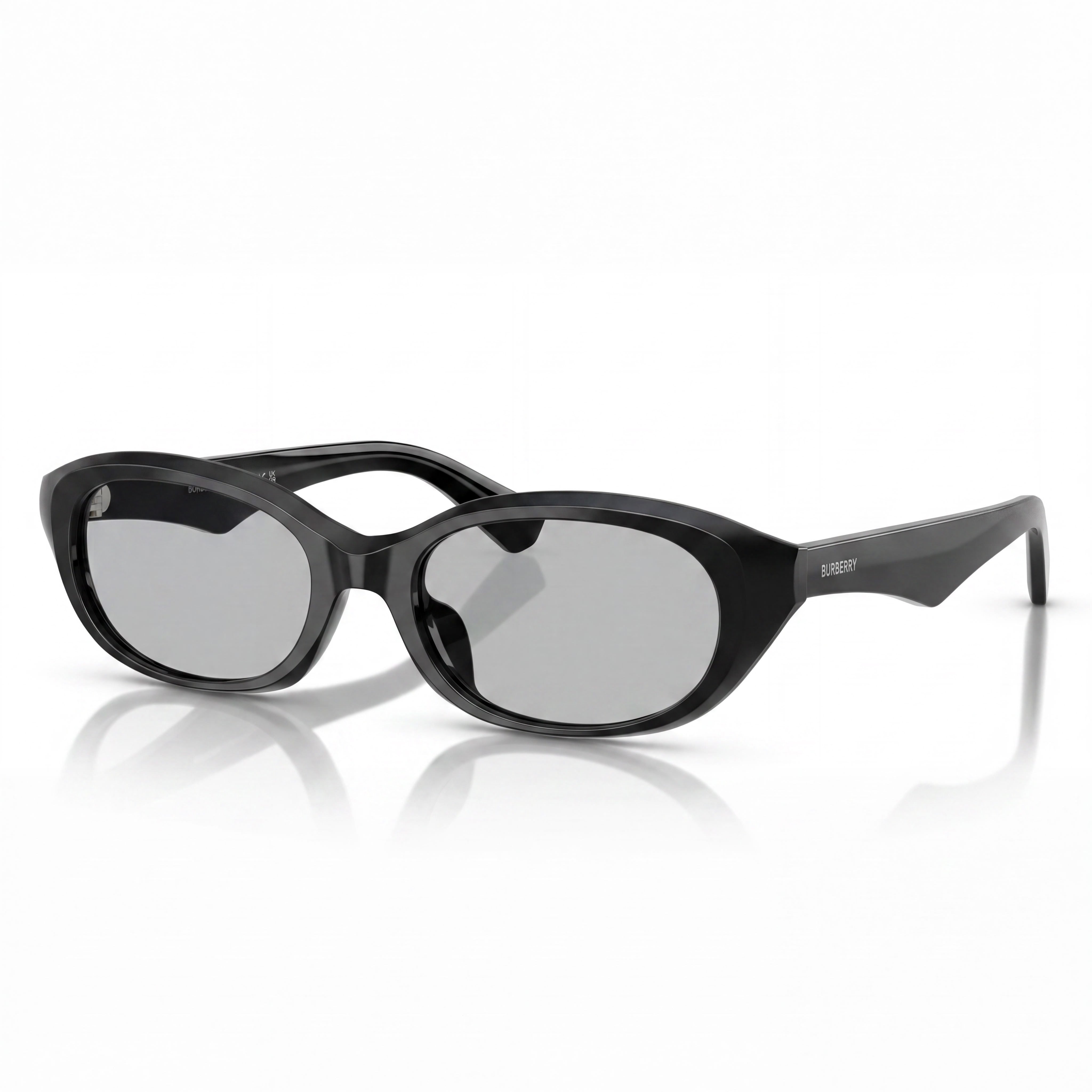 BURBERRY Classic Unisex Yellow Light Grey Frame with Dark Grey Polarized UV Protection Lenses, Photo 1